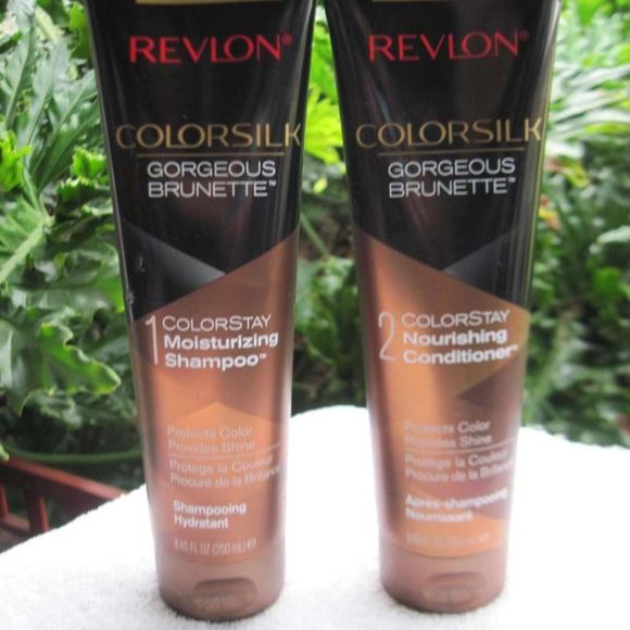 Revlon ColorSilk Brunette Shampoo Conditioner Set - Picture 4 of 12